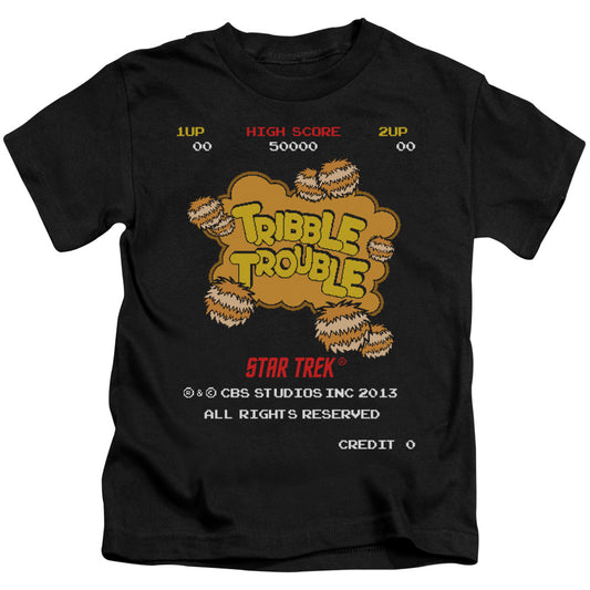STAR TREK TRIBBLE TROUBLE - S/S JUVENILE 18/1 - BLACK - T-Shirt