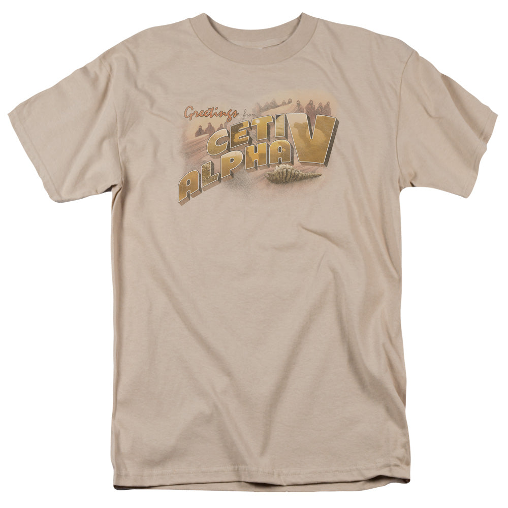 Star Trek - Ceti Alpha V - Short Sleeve Adult 18/1 - Sand T-shirt