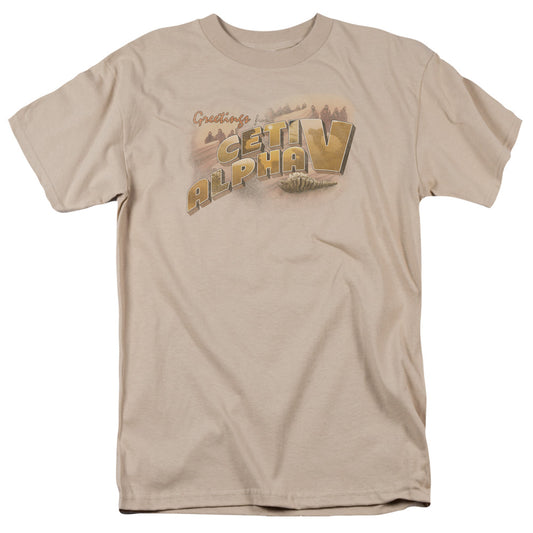Star Trek - Ceti Alpha V - Short Sleeve Adult 18/1 - Sand T-shirt