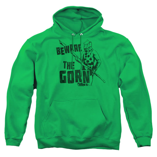 Star Trek - Beware The Gorn - Adult Pull-over Hoodie - Kelly Green
