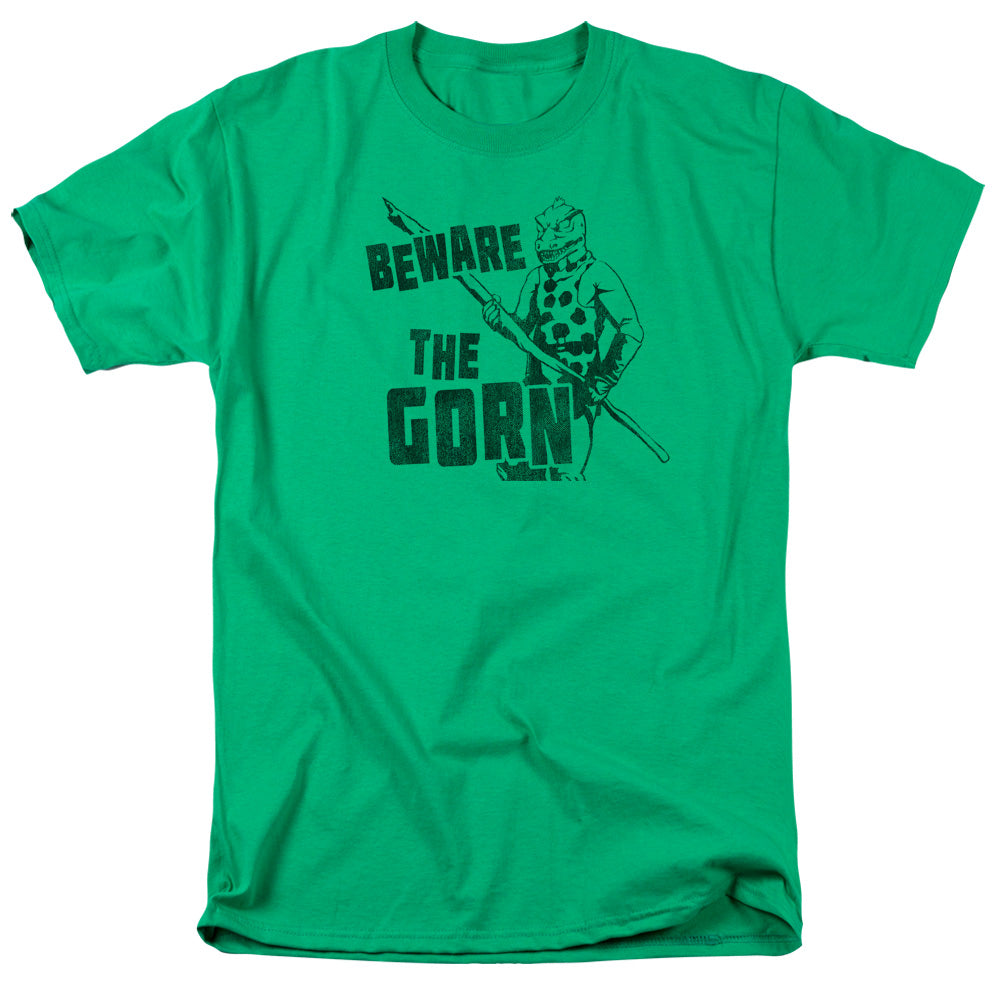 Star Trek - Beware The Gorn - Short Sleeve Adult 18/1 - Kelly Green T-shirt