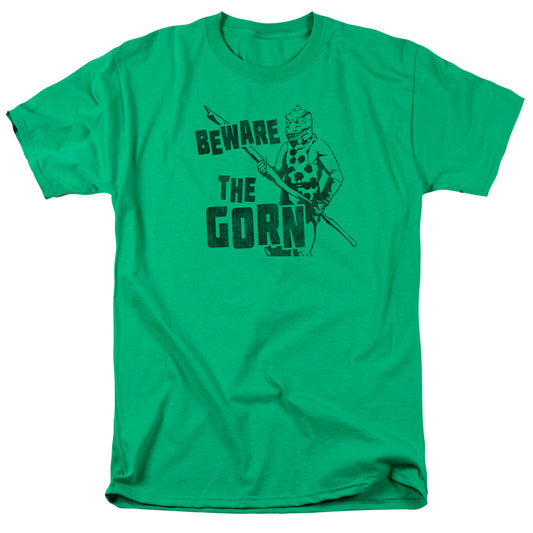 Star Trek - Beware The Gorn - Short Sleeve Adult 18/1 - Kelly Green T-shirt