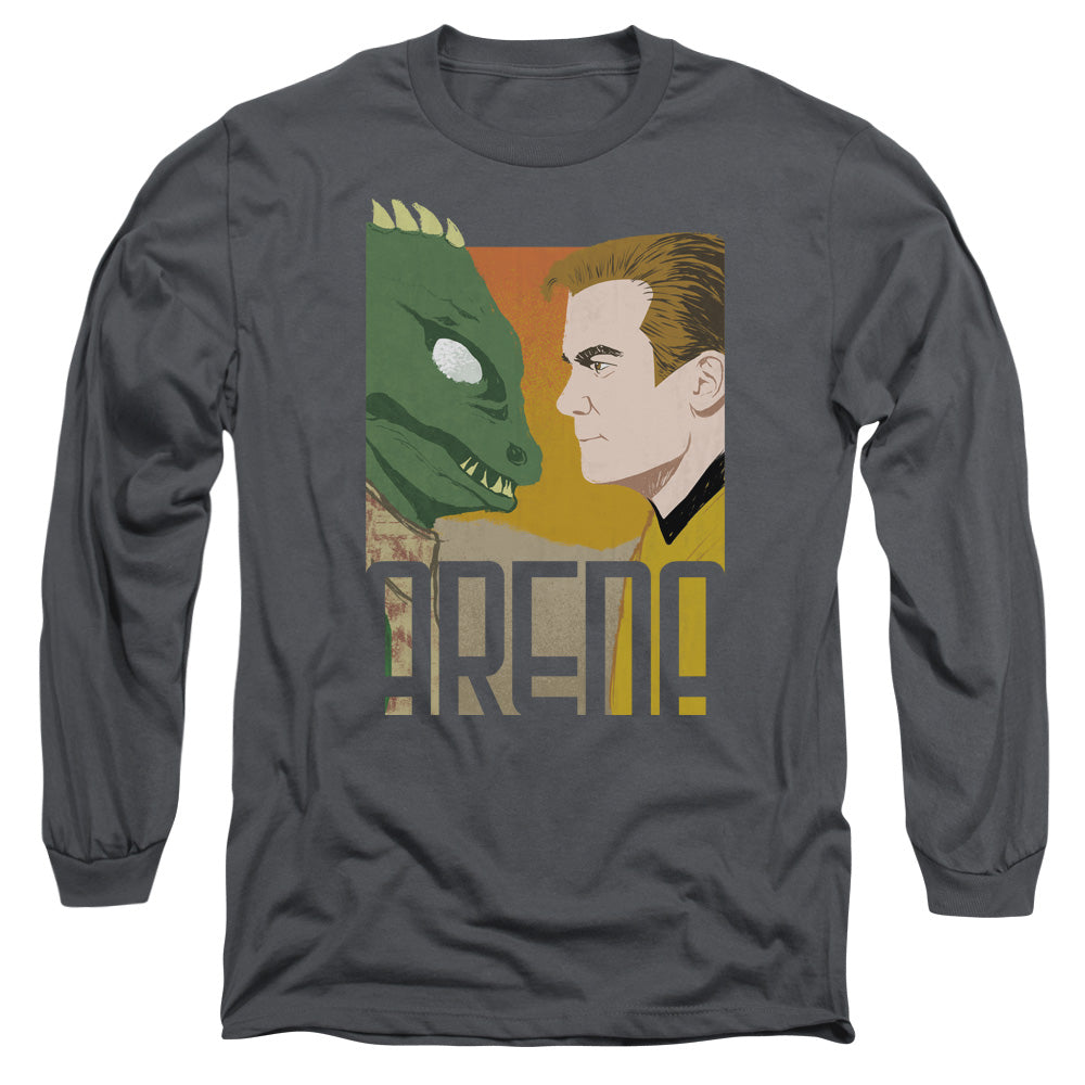 Star Trek - Arena - Long Sleeve Adult 18/1 - Charcoal T-shirt