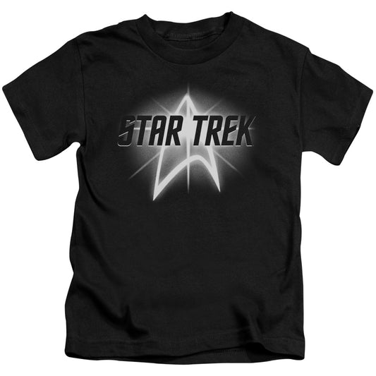 STAR TREK GLOW LOGO - S/S JUVENILE 18/1 - BLACK - T-Shirt