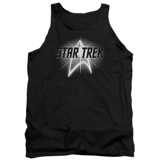 Star Trek - Glow Logo - Adult Tank - Black