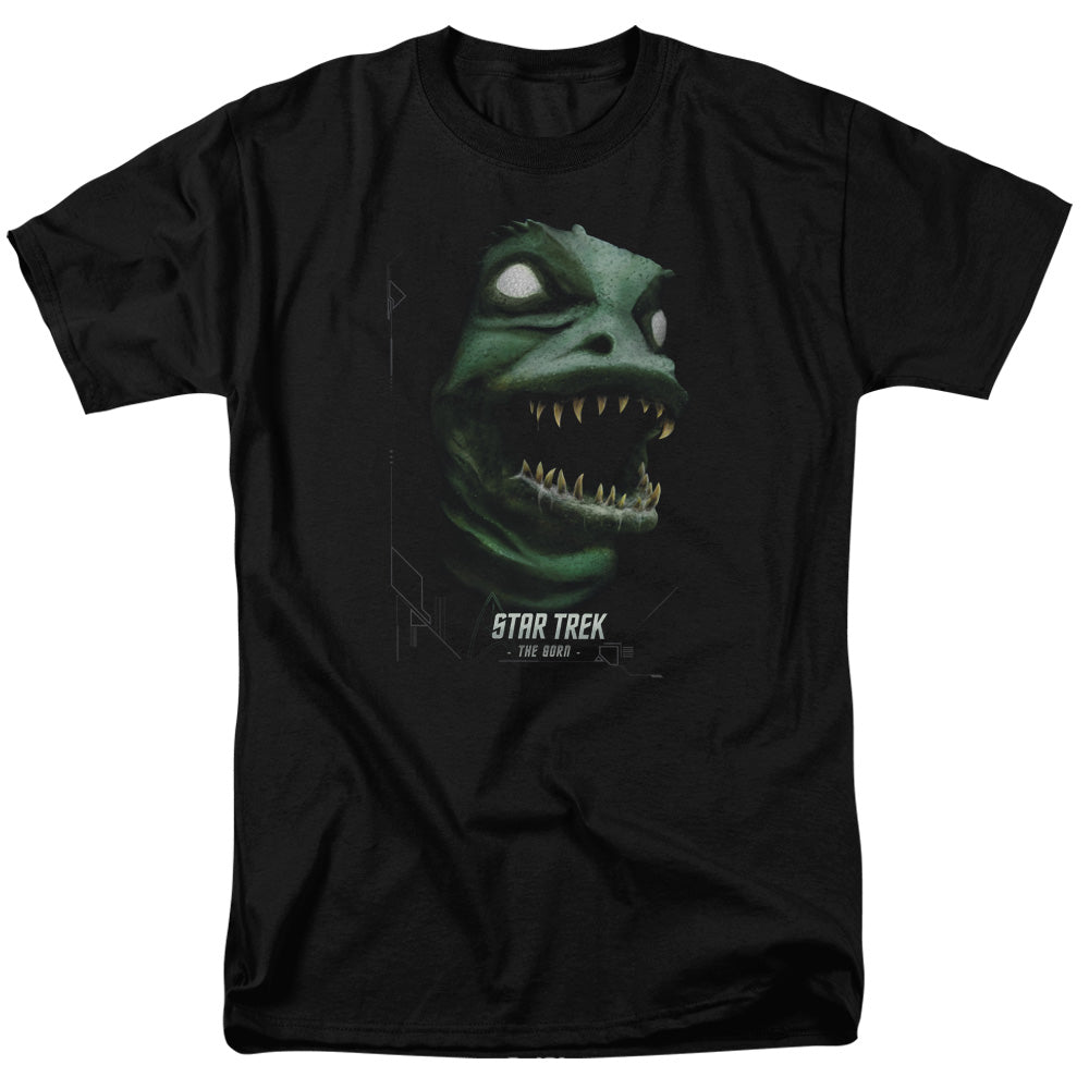 Star Trek - The Gorn - Short Sleeve Adult 18/1 - Black T-shirt
