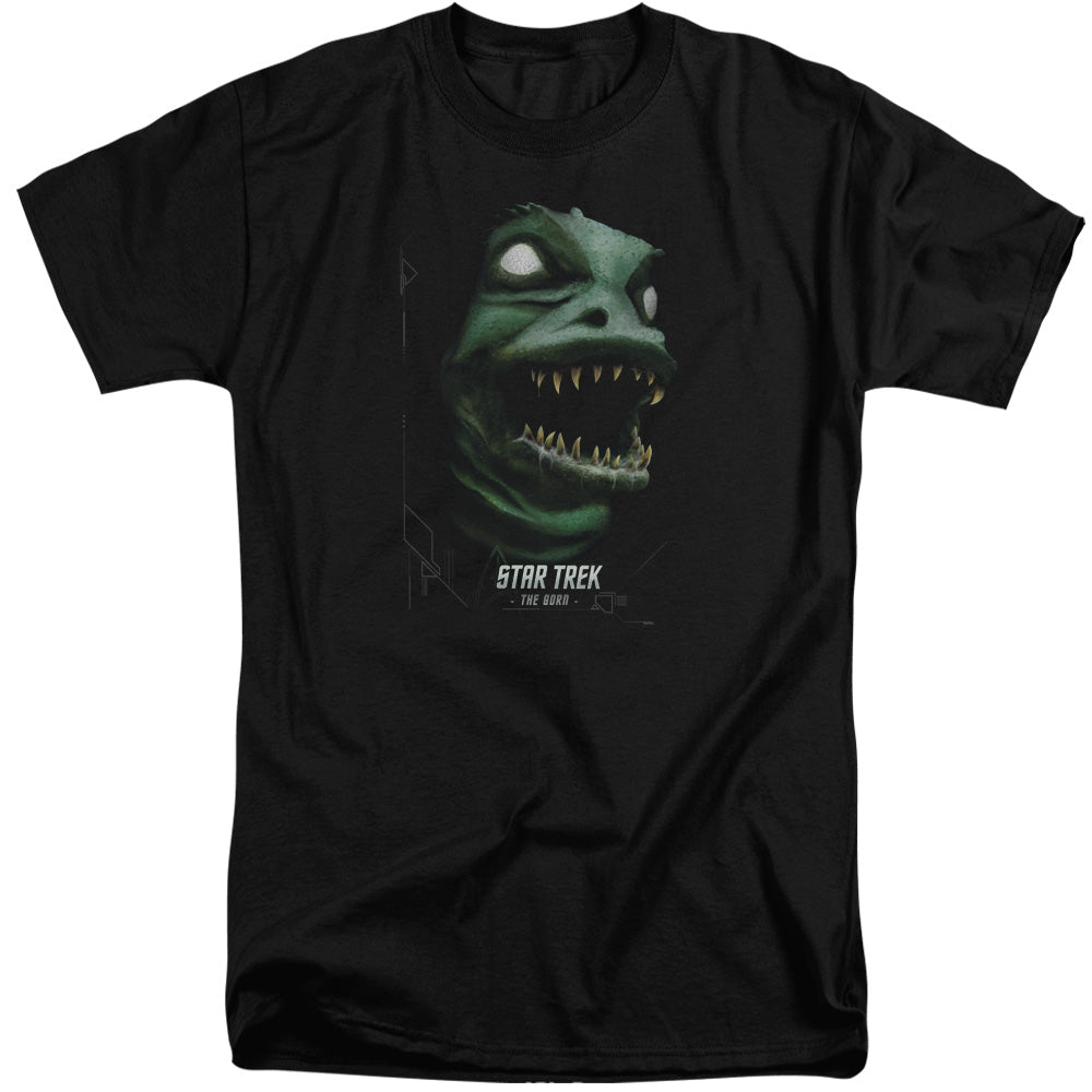 Star Trek - The Gorn - Short Sleeve Adult Tall - Black T-shirt