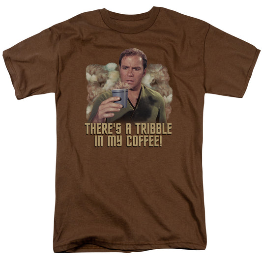 Star Trek - Coffee Tribble - Short Sleeve Adult 18/1 - Coffee T-shirt