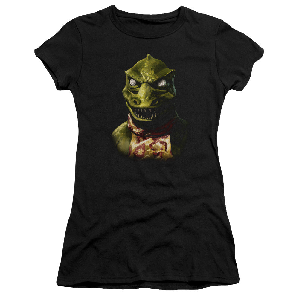 Star Trek - Gorn Bust - Short Sleeve Junior Sheer - Black T-shirt