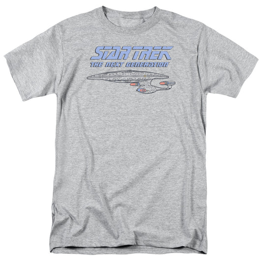 Star Trek - Distressed Tng - Short Sleeve Adult 18/1 - Athletic Heather T-shirt