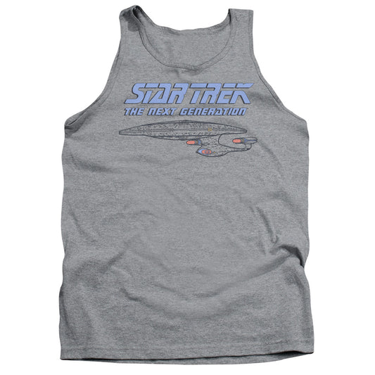 Star Trek - Distressed Tng - Adult Tank - Athletic Heather