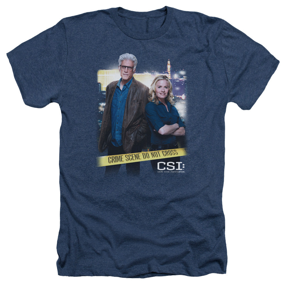 Csi - Do Not Cross - Adult Heather - Navy