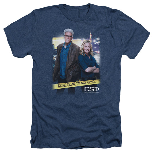 Csi - Do Not Cross - Adult Heather - Navy