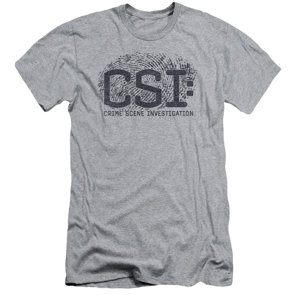 Csi - Distressed Logo - Short Sleeve Adult 30/1 - Athletic Heather T-shirt