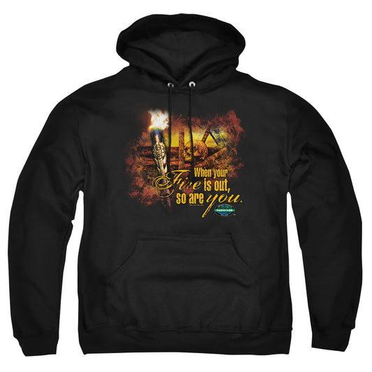 Survivor - Fires Out - Adult Pull-over Hoodie - Black