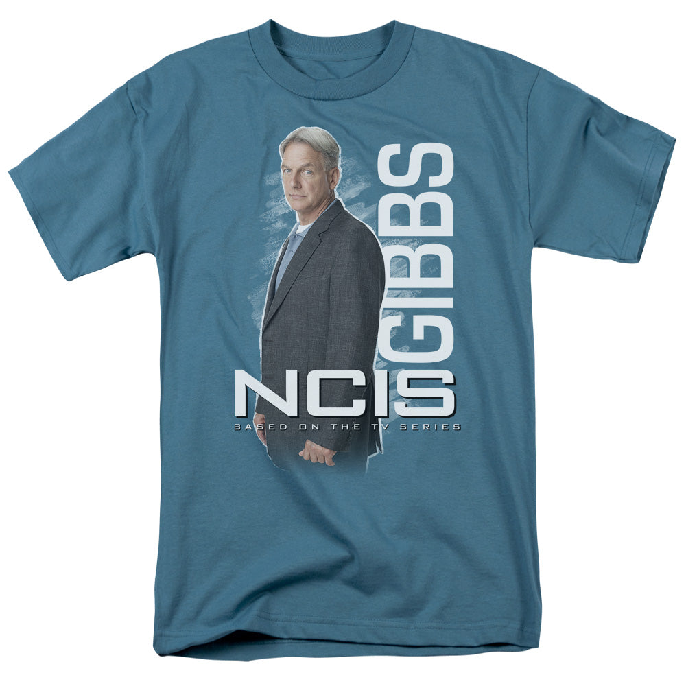 Ncis - Gibbs Standing - Short Sleeve Adult 18/1 - Slate T-shirt