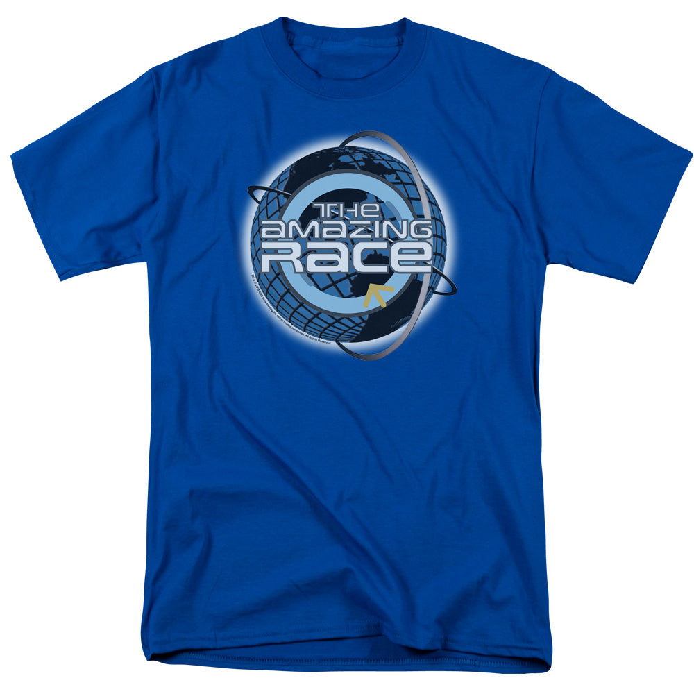 Amazing Race - Around The Globe - Short Sleeve Adult 18/1 - Royal Blue T-shirt