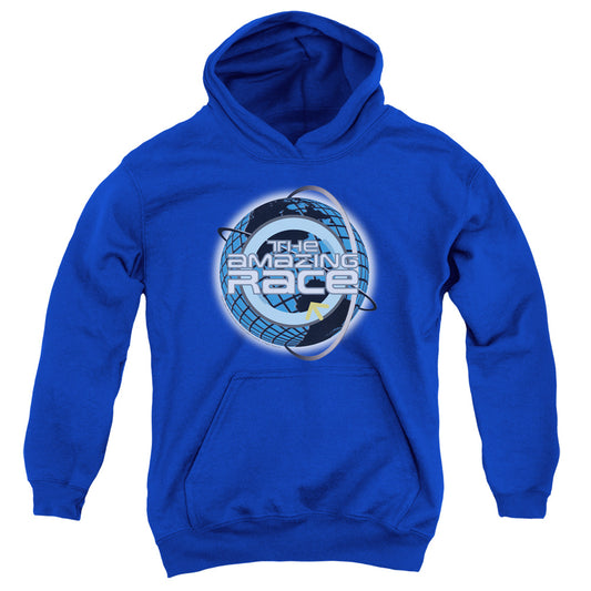 Amazing Race - Around The Globe - Youth Pull-over Hoodie - Royal
