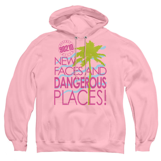 90210 Tagline - Adult Pull-over Hoodie - Pink
