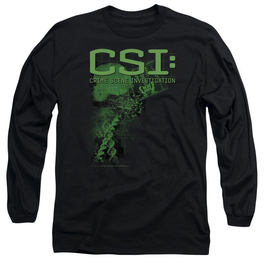 Csi - Evidence - Long Sleeve Adult 18/1 - Black T-shirt