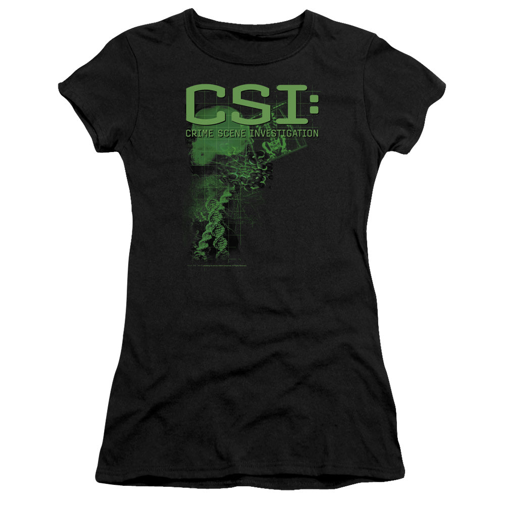 Csi - Evidence - Short Sleeve Junior Sheer - Black T-shirt