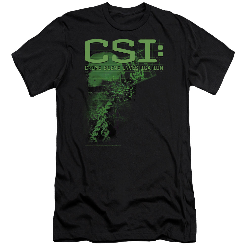 Csi - Evidence-premuim Canvas Adult Slim Fit 30/1 - Black