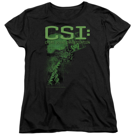 Csi - Evidence - Short Sleeve Womens Tee - Black T-shirt