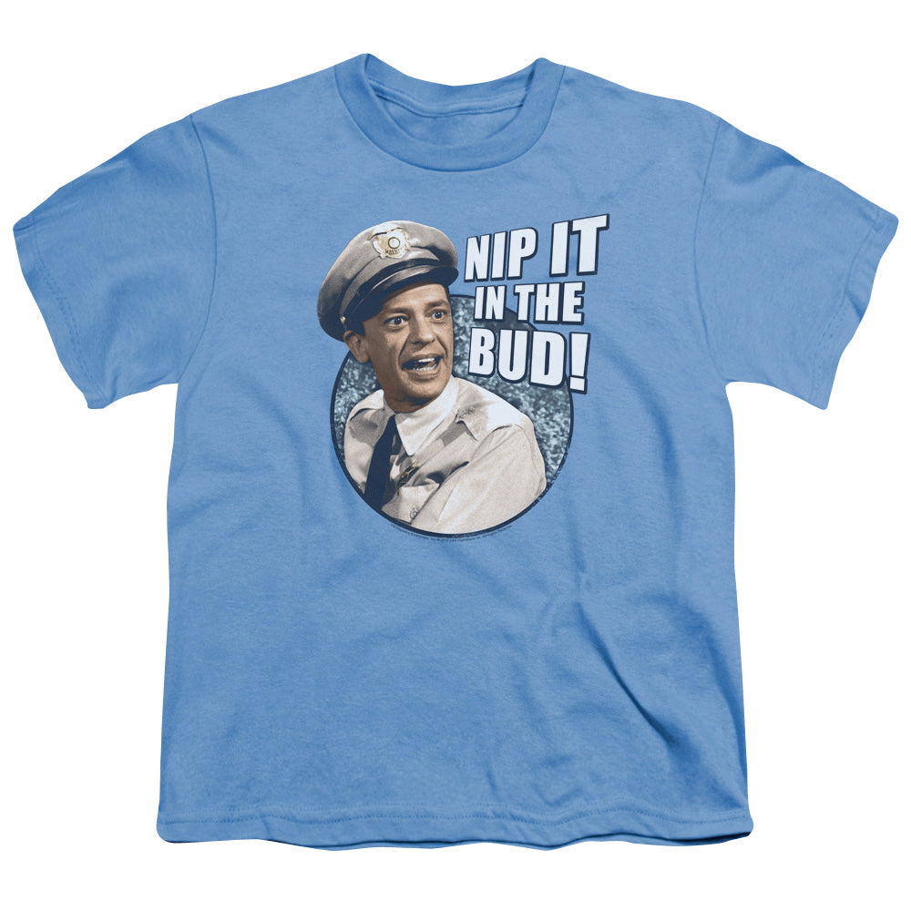 Andy Griffith - Nip It - Short Sleeve Youth 18/1 - Carolina Blue T-shirt