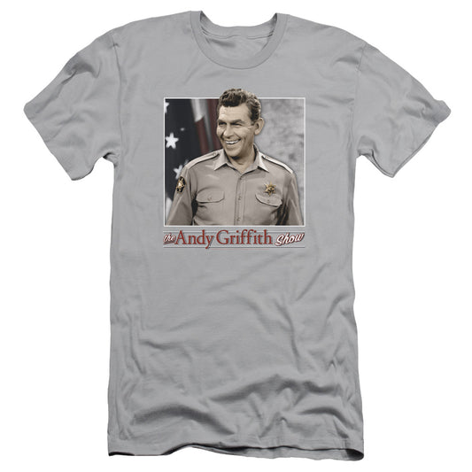 ANDY GRIFFITH ALL AMERICAN - S/S ADULT 30/1 - SILVER T-Shirt