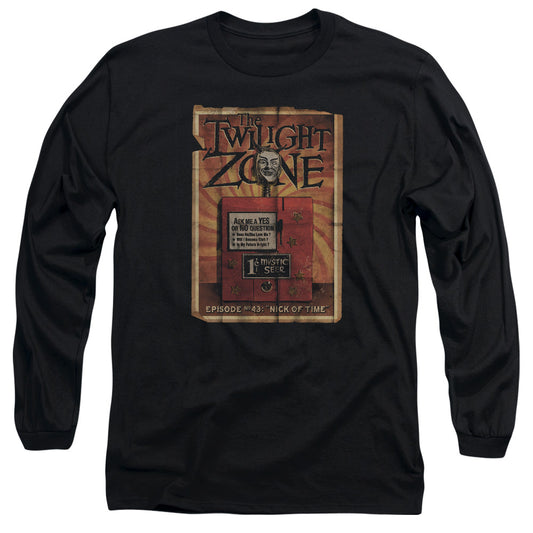 Twilight Zone - Seer - Long Sleeve Adult 18/1 - Black T-shirt