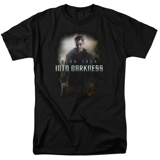 Star Trek - Darkness Kirk - Short Sleeve Adult 18/1 - Black T-shirt
