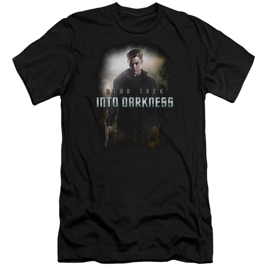 Star Trek - Darkness Kirk-premuim Canvas Adult Slim Fit 30/1 - Black