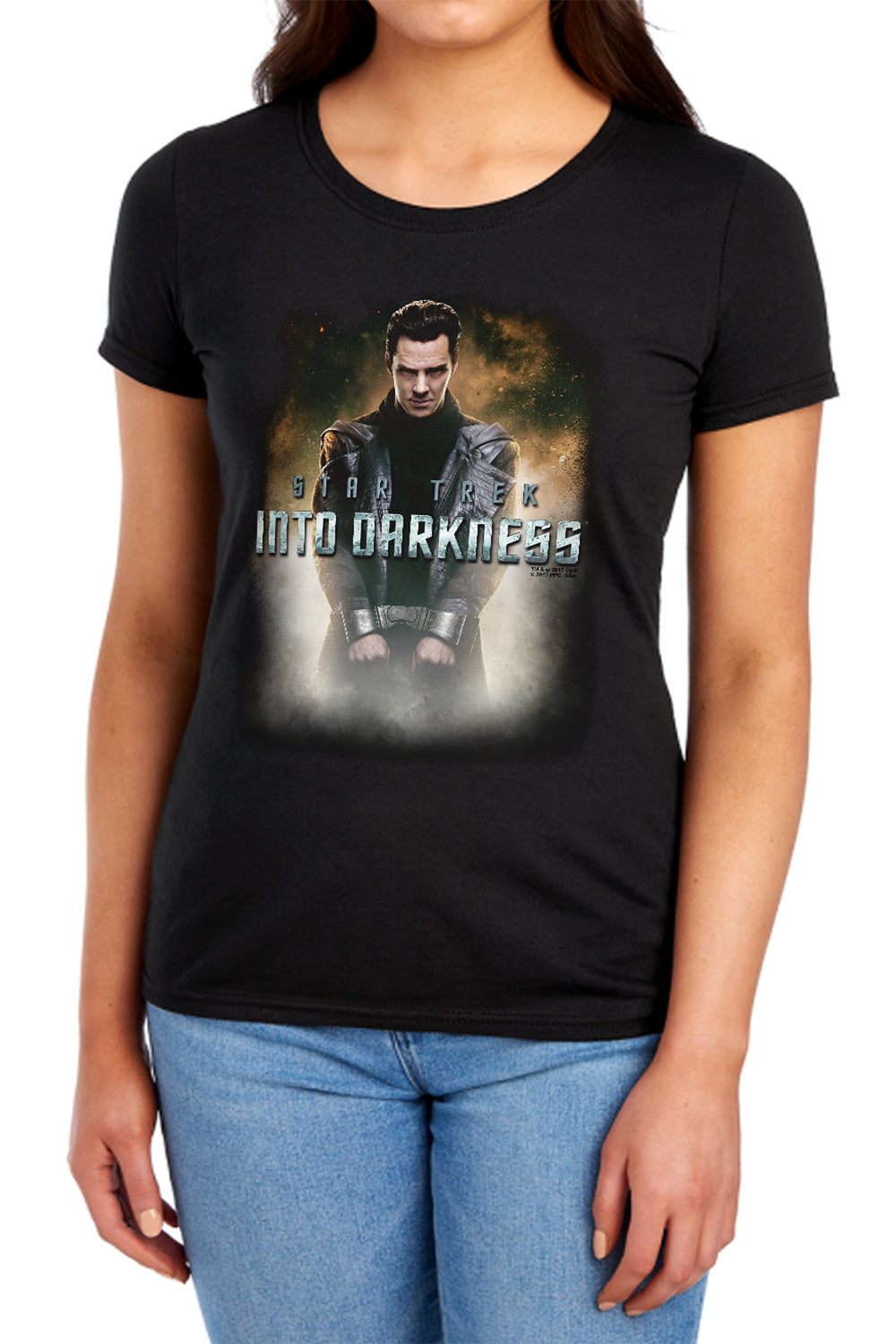 Star Trek - Darkness Harrison - Short Sleeve Womens Tee - Black T-shirt