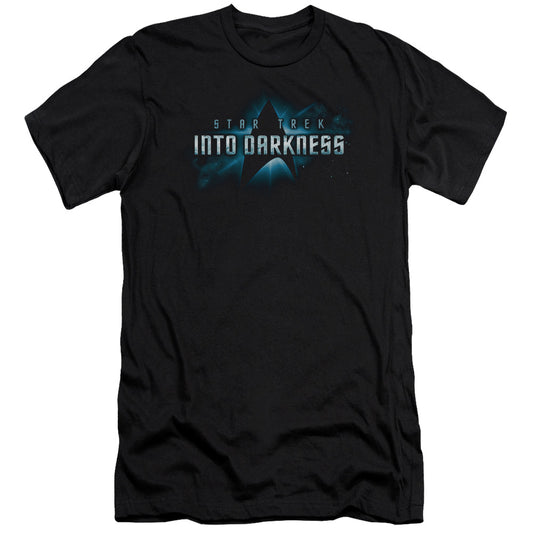 Star Trek - Into Darkness Logo-premuim Canvas Adult Slim Fit 30/1 - Black