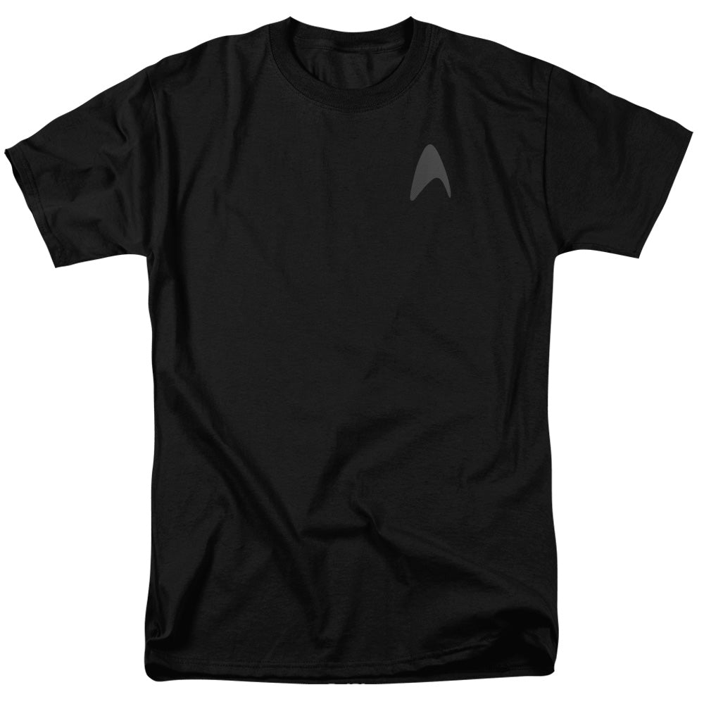 Star Trek - Darkness Command Logo - Short Sleeve Adult 18/1 - Black T-shirt