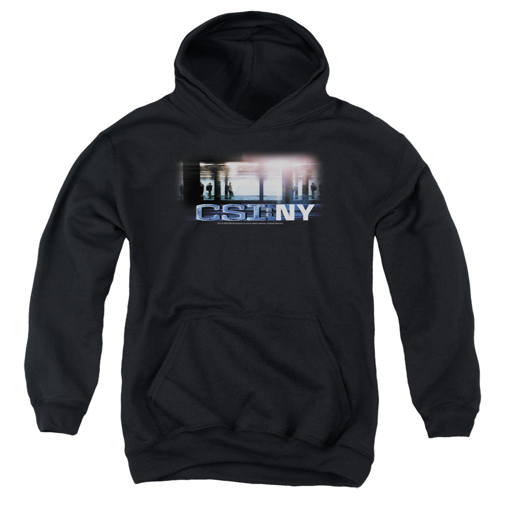 Csi New York Subway-youth Pull-over Hoodie - Black