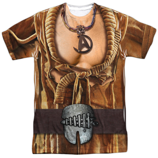 Star Trek - Khan Uniform -  Short Sleeve Adult 100% Poly Crew - White T-shirt