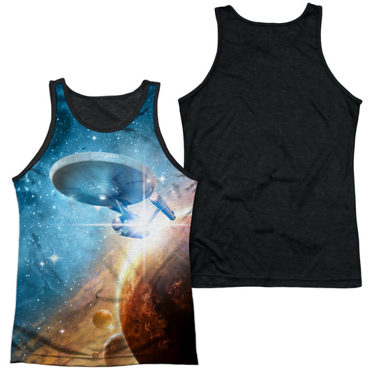 Star Trek - Final Frontier - Adult Poly Tank Top Black Back - White