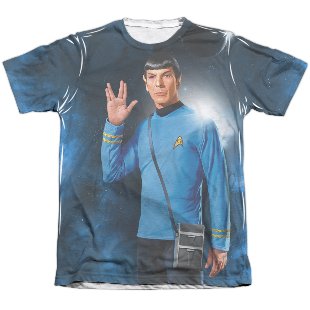 Star Trek - Live Long - Adult 65/35 Poly/cotton Short Sleeve Tee - White T-shirt