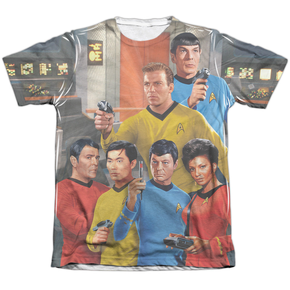 Star Trek - Bridge - Adult Poly/cotton Short Sleeve Tee - White T-shirt