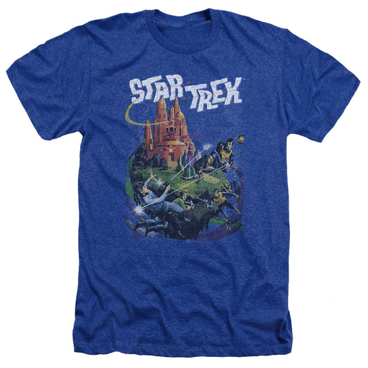 Star Trek - Vulcan Battle - Adult Heather - Royal Blue