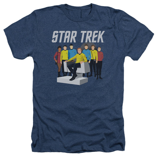 Star Trek - Vector Crew - Adult Heather - Navy