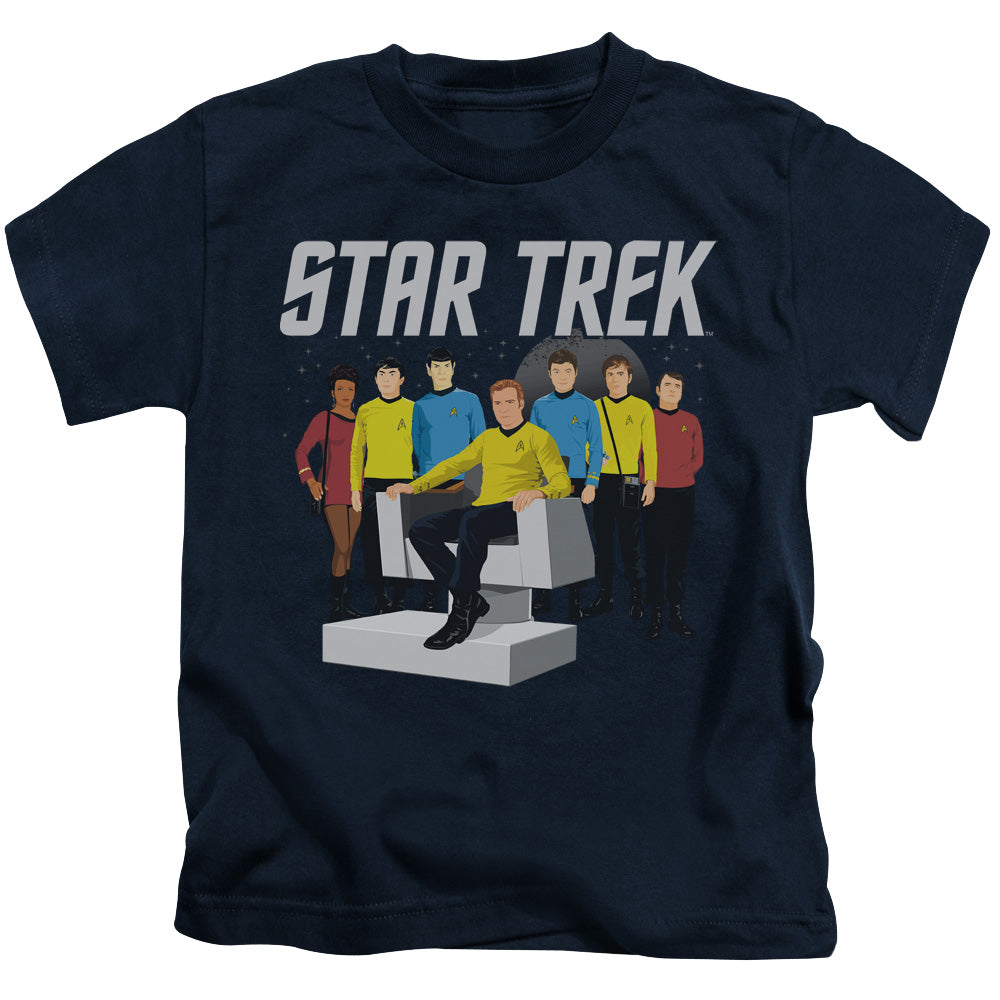 STAR TREK VECTOR CREW - S/S JUVENILE 18/1 - NAVY - T-Shirt