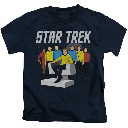 STAR TREK VECTOR CREW - S/S JUVENILE 18/1 - NAVY - T-Shirt