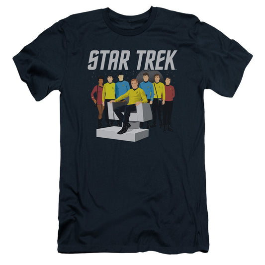 Star Trek - Vector Crew - Short Sleeve Adult 30/1 - Navy T-shirt