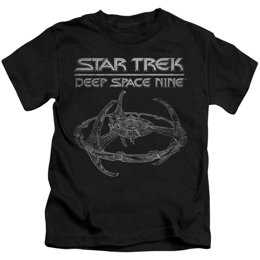 STAR TREK DS9 STATION - S/S JUVENILE 18/1 - BLACK - T-Shirt