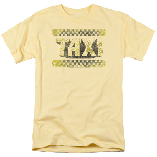 Taxi - Run Down Taxi - Short Sleeve Adult 18/1 - Yellow T-shirt