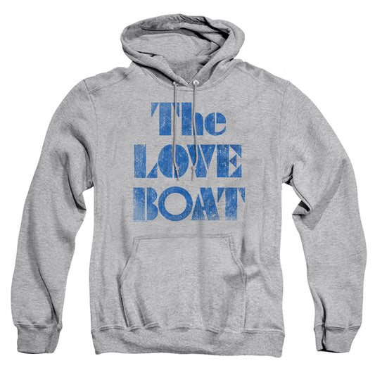 Love Boat - Distressed - Adult Pull-over Hoodie - Athletic Heather