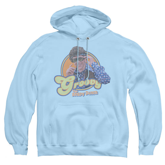 Brady Bunch - Groovy Greg - Adult Pull-over Hoodie - Light Blue