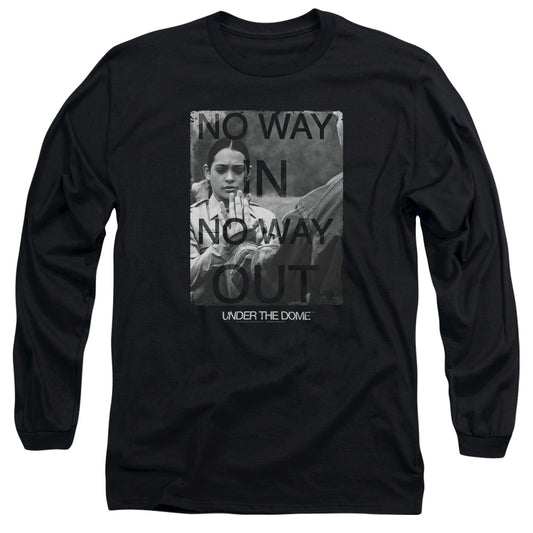 Under The Dome - Trapped - Long Sleeve Adult 18/1 - Black T-shirt